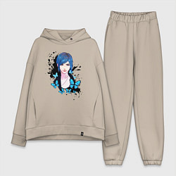 Женский костюм оверсайз Хлоя Элизабет Прайс, цвет: миндальный