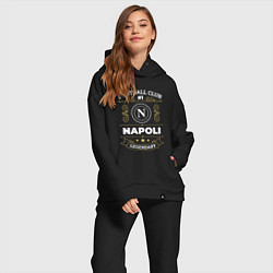 Женский костюм оверсайз Napoli FC 1, цвет: черный — фото 2