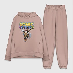 Женский костюм оверсайз Charmy Bee Sonic Video game, цвет: пыльно-розовый