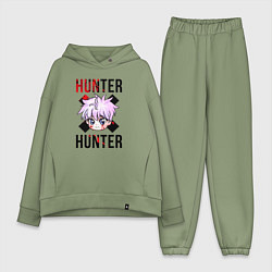 Женский костюм оверсайз Охотник х Охотник, цвет: авокадо