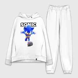 Женский костюм оверсайз Sonic the Hedgehog 2022, цвет: белый