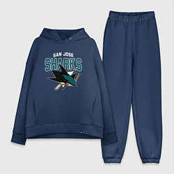 Женский костюм оверсайз SAN JOSE SHARKS NHL