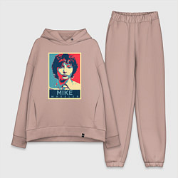 Женский костюм оверсайз Stranger Things Майк, цвет: пыльно-розовый