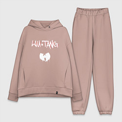 Женский костюм оверсайз Ву-Тэнг Клэн, цвет: пыльно-розовый