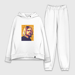 Женский костюм оверсайз Nirvana - Cobain, цвет: белый