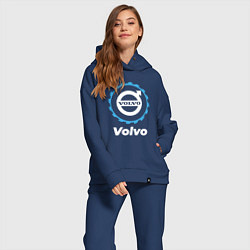 Женский костюм оверсайз Volvo в стиле Top Gear, цвет: тёмно-синий — фото 2