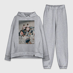 Женский костюм оверсайз Stray Kids Maxident, цвет: меланж