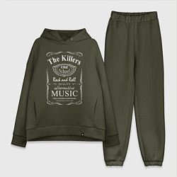 Женский костюм оверсайз The Killers в стиле Jack Daniels, цвет: хаки