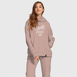 Женский костюм оверсайз Fabulous since 1993, цвет: пыльно-розовый — фото 2