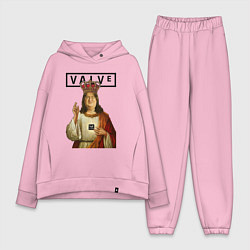 Женский костюм оверсайз Holly Gabe, цвет: светло-розовый