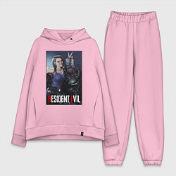 Женский костюм оверсайз Resident frendship, цвет: светло-розовый
