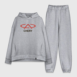 Женский костюм оверсайз Chery Logo