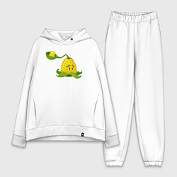 Женский костюм оверсайз Зернопульта, цвет: белый