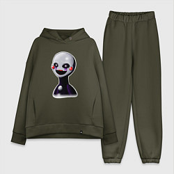 Женский костюм оверсайз FNAF Марионетка, цвет: хаки
