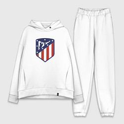Женский костюм оверсайз Atletico Madrid FC, цвет: белый