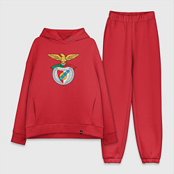Женский костюм оверсайз Benfica club, цвет: красный