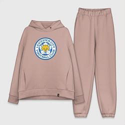 Женский костюм оверсайз Leicester city fc