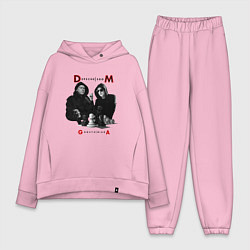 Женский костюм оверсайз Depeche Mode - Ghosts Again Memento Mori, цвет: светло-розовый