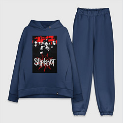 Женский костюм оверсайз Slipknot - all, цвет: тёмно-синий