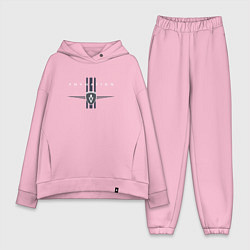 Женский костюм оверсайз VNV Nation - a futurepop band, цвет: светло-розовый