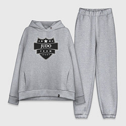 Женский костюм оверсайз Команда дзюдо, цвет: меланж