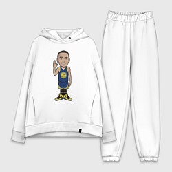 Женский костюм оверсайз Стефен Карри, цвет: белый