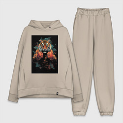 Женский костюм оверсайз Боевой тигр Муай Тай