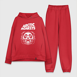 Женский костюм оверсайз Arctic Monkeys rock panda