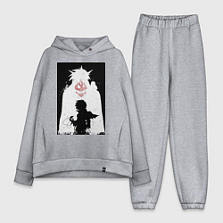 Женский костюм оверсайз Гуррен-Лаганн пронзающий небеса Симон, цвет: меланж