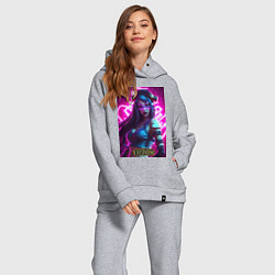 Женский костюм оверсайз League Of Legends Akali Kda, цвет: меланж — фото 2