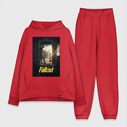 Женский костюм оверсайз Fallout - The Ghoul, цвет: красный