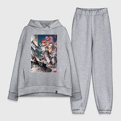 Женский костюм оверсайз Реинкарнация безработного Эрис Бореас Грейрат Орст, цвет: меланж