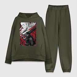 Женский костюм оверсайз Griffith and Gats, цвет: хаки