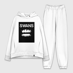 Женский костюм оверсайз Swans Filth, цвет: белый