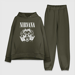 Женский костюм оверсайз Nirvana rock dog