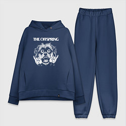 Женский костюм оверсайз The Offspring rock dog, цвет: тёмно-синий