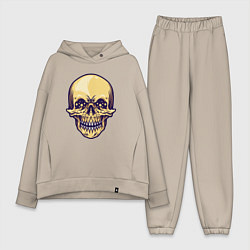 Женский костюм оверсайз Skeletor, цвет: миндальный
