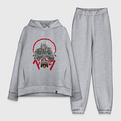 Женский костюм оверсайз Берсерк Гатс рыцарь, цвет: меланж