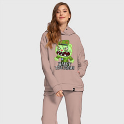 Женский костюм оверсайз Angry - Flippy, цвет: пыльно-розовый — фото 2