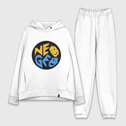 Женский костюм оверсайз Neo geo logo, цвет: белый