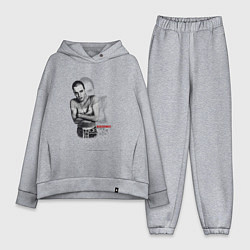 Женский костюм оверсайз Underworld - trainspotting born slippy, цвет: меланж