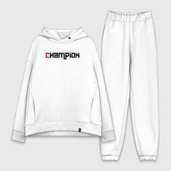 Женский костюм оверсайз Champion, цвет: белый