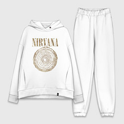 Женский костюм оверсайз Nirvana Circles of hell, цвет: белый