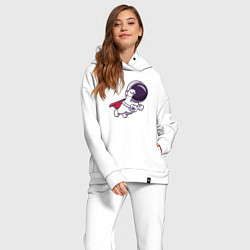 Женский костюм оверсайз Spaceman superman, цвет: белый — фото 2