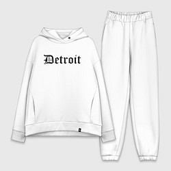 Женский костюм оверсайз Detroit Michigan - USA, цвет: белый