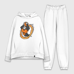 Женский костюм оверсайз Phoenix Suns gorilla, цвет: белый