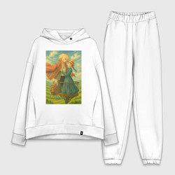 Женский костюм оверсайз Шагающий замок