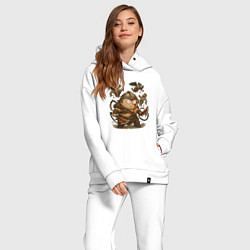 Женский костюм оверсайз Эрик Картман God of War, цвет: белый — фото 2