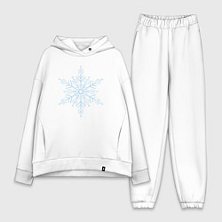 Женский костюм оверсайз Акадза 3 высшая луна, цвет: белый