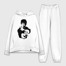 Женский костюм оверсайз Брюс Ли силуэт